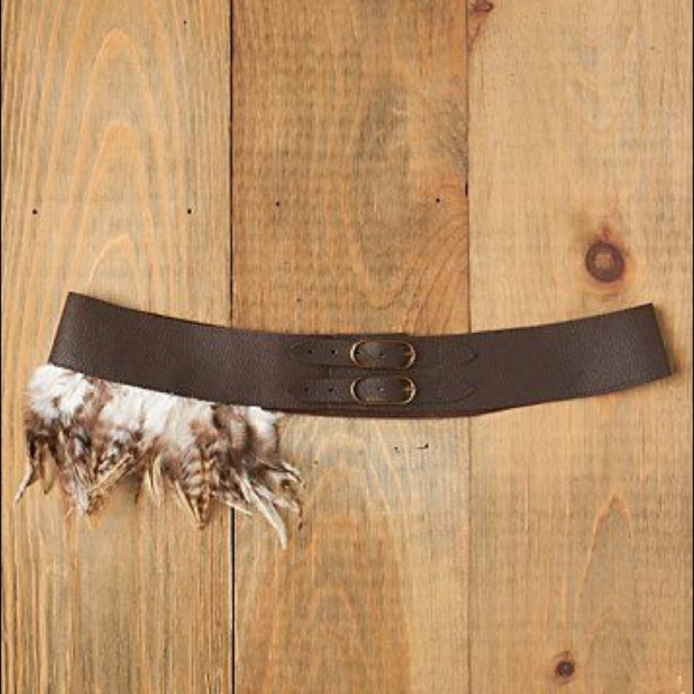 Free People Feather Hip Belt